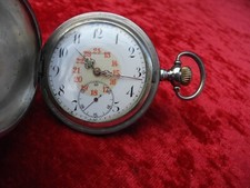 Orologio da tasca Savonette, argento 800 Tula, (funzionante), UH (Union Horlogere)