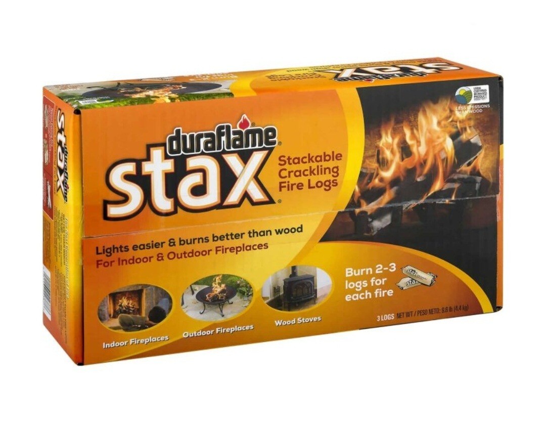 Duraflame Stax Stackable Crackling Firelogs In/Outdoor 3 Logs 9.6lbs 2-3  Hours – ASA College: Florida