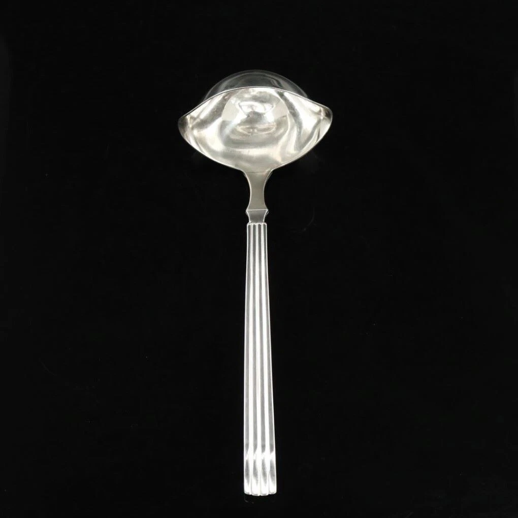Georg Jensen Silver Gravy/ Sauce Ladle, curved - Bernadotte
