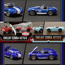 Fine Works 1:64 Shelby Cobra 427 Diecast Model Car - High Detail Collection New