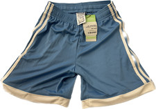 Adidas Basketball Shorts Boys Size M Blue White Stretch Waist