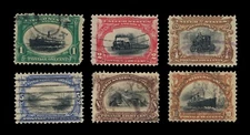 EXCELLENT GENUINE SCOTT 294 295 296 297 298 299 USED COMPLETE SET OF 6 STAMPS