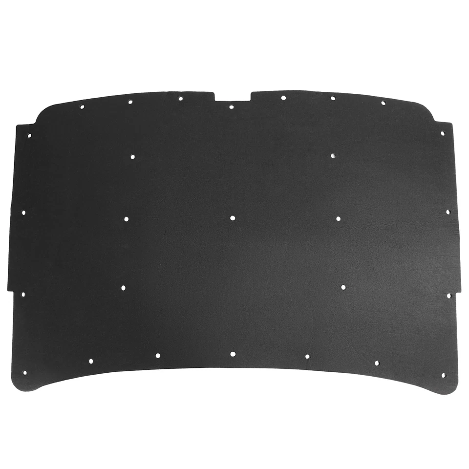 Black Low Profile Hood Insulation W/ Clips For Dodge W350 W250 D450 D100 1981-93 - Image 2 of 4