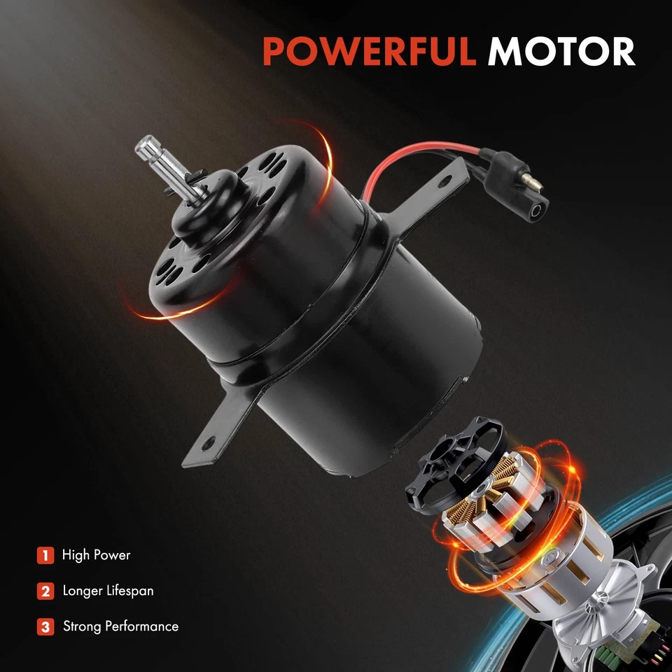 Motor ventilador condensador aire acondicionado para Dodge Grand Caravan Plymouth Grand Voyager 1988 1989 Foto 3 de 4