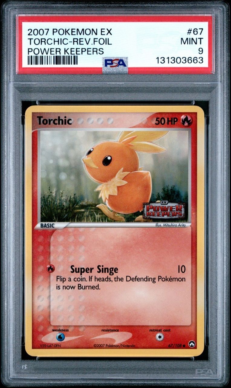 Torchic 67/108 Power Keepers Reverse Holo