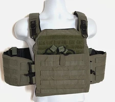 SAFARILAND Tactical Plate Rack Carrier XL Green FirstSpear Kangaroo Pkt Molle