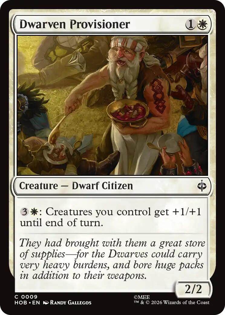 Dwarven Provisioner The Hobbit [HOB - 9] NM