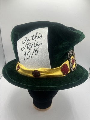 Alice In Wonderland Mad Hatter Cosplay Adjustable Hat Elope Brand