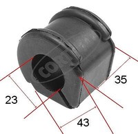 Corteco Lagerung, Stabilisator Links, Rechts, Vorderachse FüR Renault