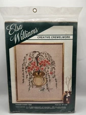 Vintage Elsa Williams Crewel Work Embroidery Kit #00096 Chinese Cherry Tree USA