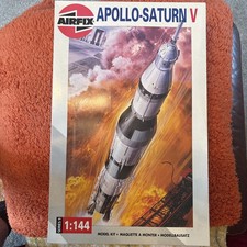 Image of Airfix Apollo Saturn V Rocket 1:144 scale model kit SK911. Circa 1969