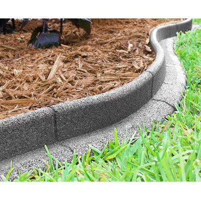 #ad Eco Border 3quot; x 48quot; Rubber No Dig Landscape Garden Border Edging Pack 6 $49.50