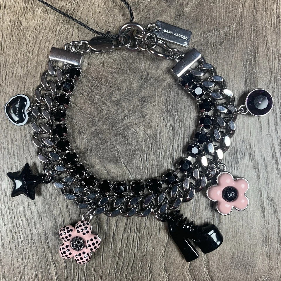 $165 новый с Ярлыками Marc Jacobs мини значок точка браслет с брелоками - Изображение 3 из 4