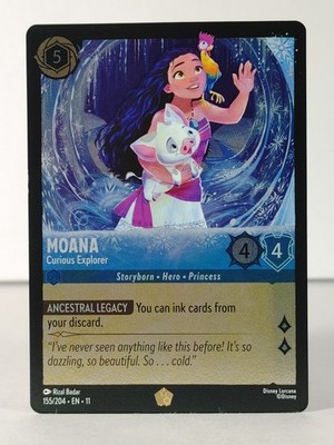 Moana - Curious Explorer - Legendary/Foil - Winterspell #155