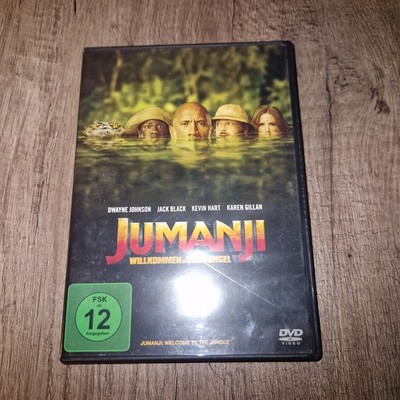DVD Film Jumanji Willkommen Im Dschungel Mit Dwayne Johnson Spielfilm FSK 12