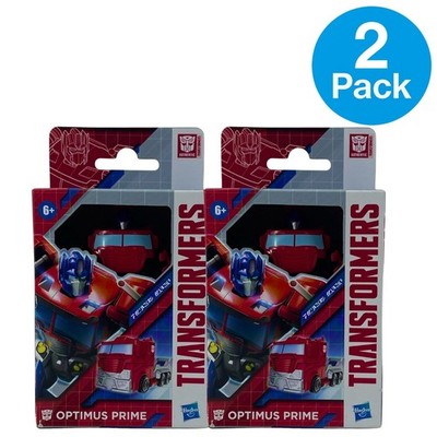 Transformers Authentic Optimus Prime Noble Autobot Leader 6 Step Figure 2 Pack