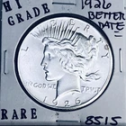 1926 P PEACE SILVER DOLLAR HI GRADE GENUINE U.S. MINT RARE COIN 8515