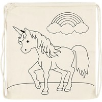 Creativ Company Kordelzug-Beutel, EinhöRner, GrößE 37X41 Cm, 110 G,...