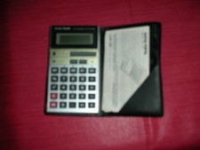 RADIO SHACK EC-321, Vintage 1988 Memory Calculator w/ Telephone & Secret Entries