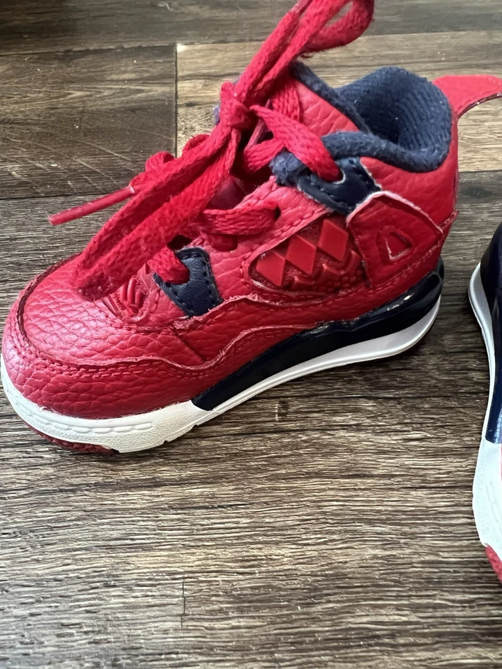 Zapato Deportivo Air Jordan 4 Retro "Fiba" (BQ7670-617) Niño Pequeño Bebé Niño Talla 4C Foto 4 de 4