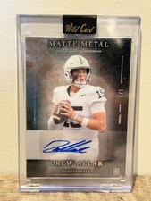 Wild card Matte Metal Drew Allar Rookie Autograph True 1/1 2026 Football Card