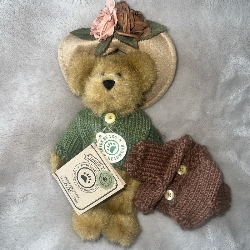 Boyds Bear Plush- (Mohair) Penny Whistleby - #900251 Bear with tags 