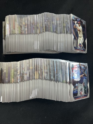 #ad 2023 Bowman Chrome 1st Baseball PICK YOUR CARD BUILD YOUR SET $3.00