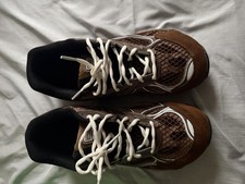 Bottega Veneta Brown White Black Geometric La...