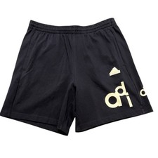 Adidas Men's Graphic Print Shorts in Legend Ink  Large