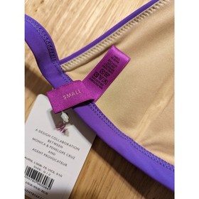 L'Agent Agent Provocateur Bikini Top Purple Avril Padded Triangle Beach Swimwear