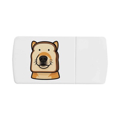 Pillendose ''Pure Bread Dog'' mit Tablettenverteiler (PI00038625)