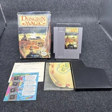 Dungeon Magic: Sword of the Elements (NES) - Authentic Good Condition