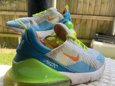 Nike Airmax 270 Blue Gaze Barely Volt CJ9940-400 Airmax 270 Women s Size 8
