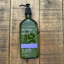 BATH & BODY WORKS STRESS RELIEF VANILLA VERBENA BODY LOTION 6.5 FL OZ