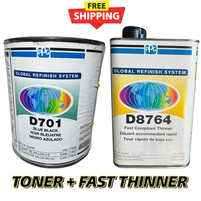 #ad #ad PPG Global Refinish D701 🔹Blue Black🔹 1 QUART 1 QUART D8764 $149.95