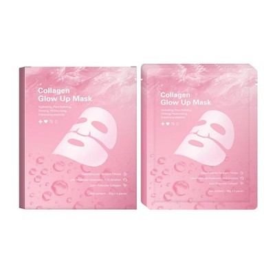 Collagen Glow Up Mask Hydrating Firming Mask 30g X4 Sheet -