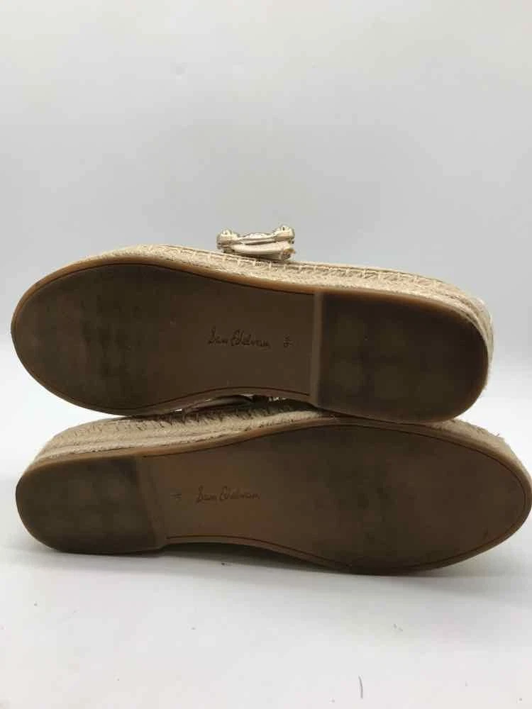 Pre Owned Sam Edelman Tan Size 9.5 Espadrille Sandals