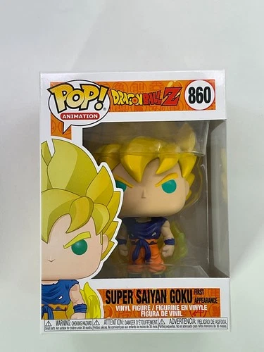 Funko Pop! Animation: Super Saiyan Goku #860 First Appearance Vinyl Figure G3