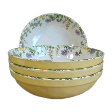 Rachel Ashwell Floral Pasta Salad Bowls Melamine The Prairie 8” Botanical, New 