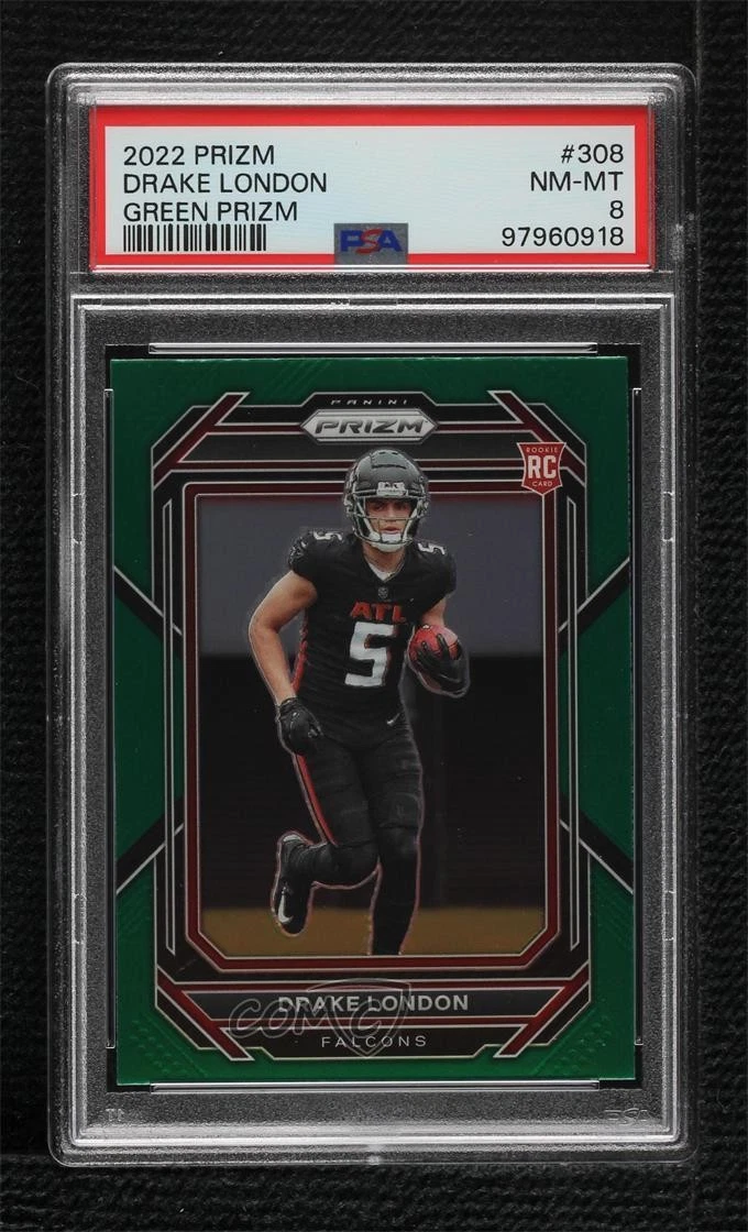 Drake London trading card