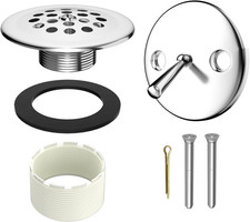 Trip Lever Tub Drain Kit, Bathtub Drains Stopper Replacement Set with Trip Lever