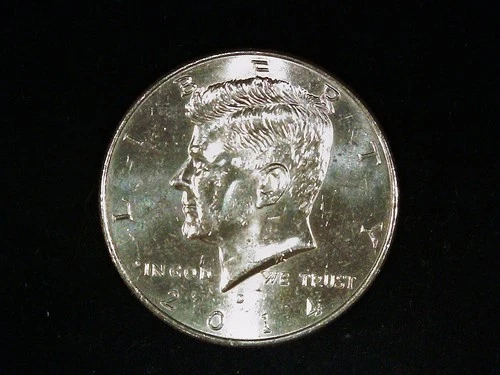 2014-D Kennedy Half Dollar AU++ (1). Free Shipping!