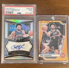 2024-25 Panini Select - Signatures Cade Cunningham /249 & Fast Break /125