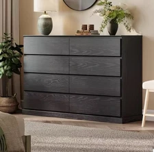 8-Drawer Dresser | 53" Wide Chest of Deep Drawers