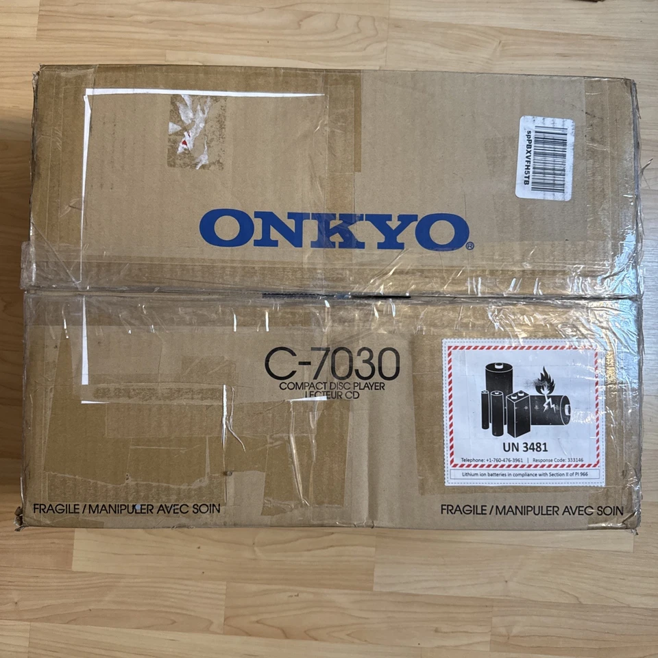 Onkyo C-7030 Audio CD Player - Schwarz in OVP mit Fernbedienung