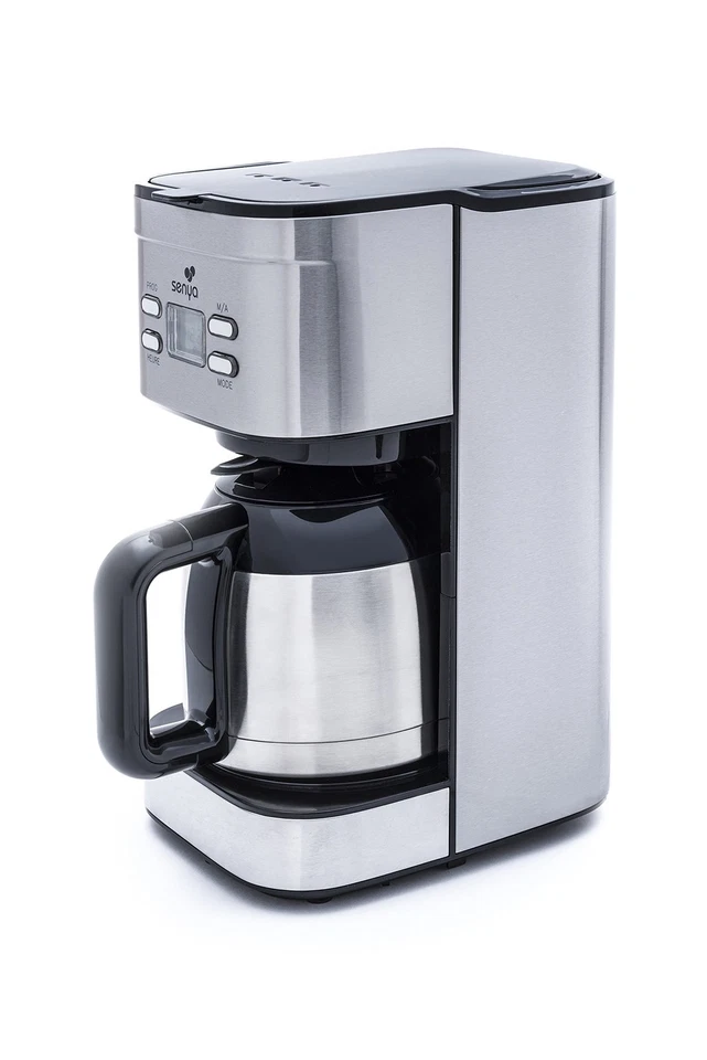 SYBF-CM025 Hot Coffee Kaffeemaschine Stainless Steel 1.2 liters Edelstahl - Bild 2 von 4