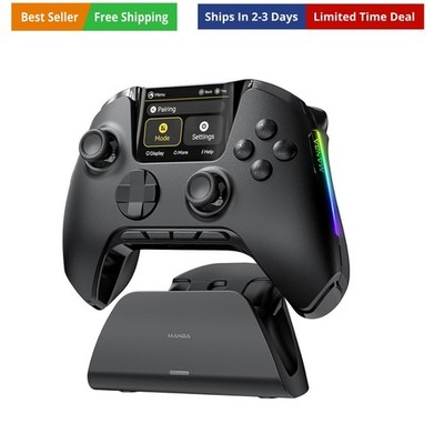 Interactive Screen Wireless Gaming Controller for PC/Switch/Switch 2/iOS/Andr...