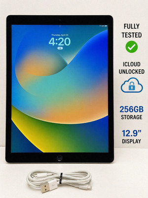 Apple iPad Pro 12.9'' 1st Gen 256GB WiFi Space Gray A1584 Fully Tested