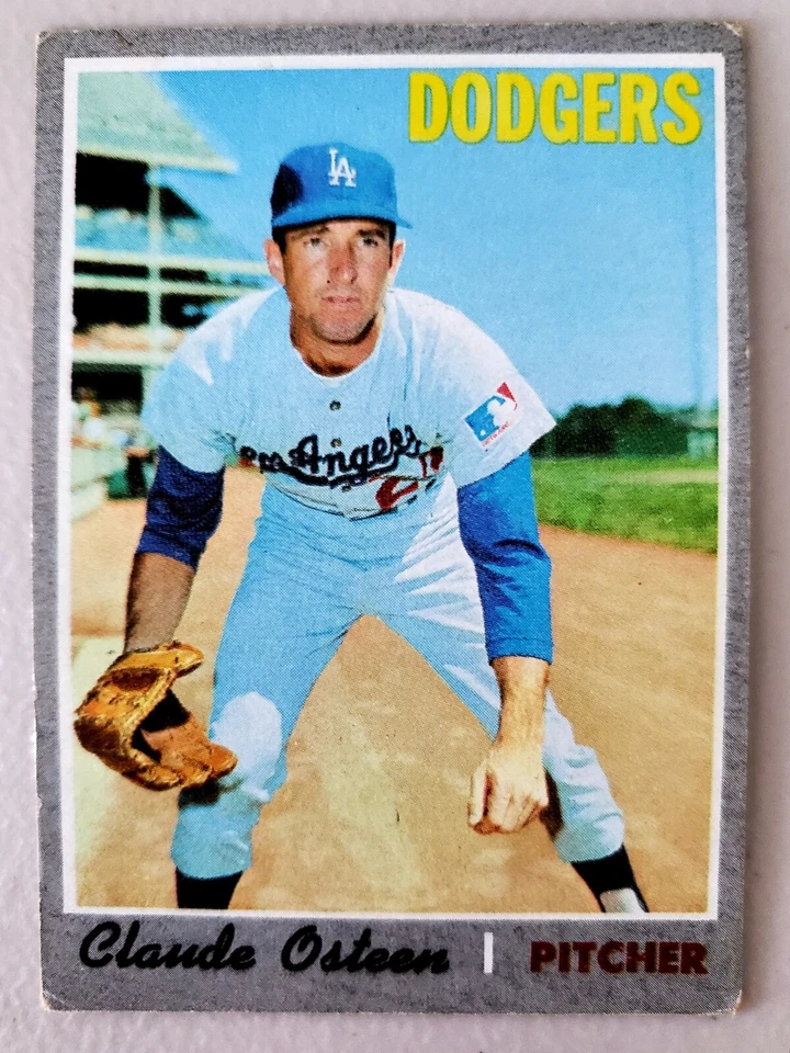 Lote de 9 Topps LA 1970. DODGERS de colección CLAUDE OSTEEN, BILL BUCKNER NOVATO Foto 3 de 4
