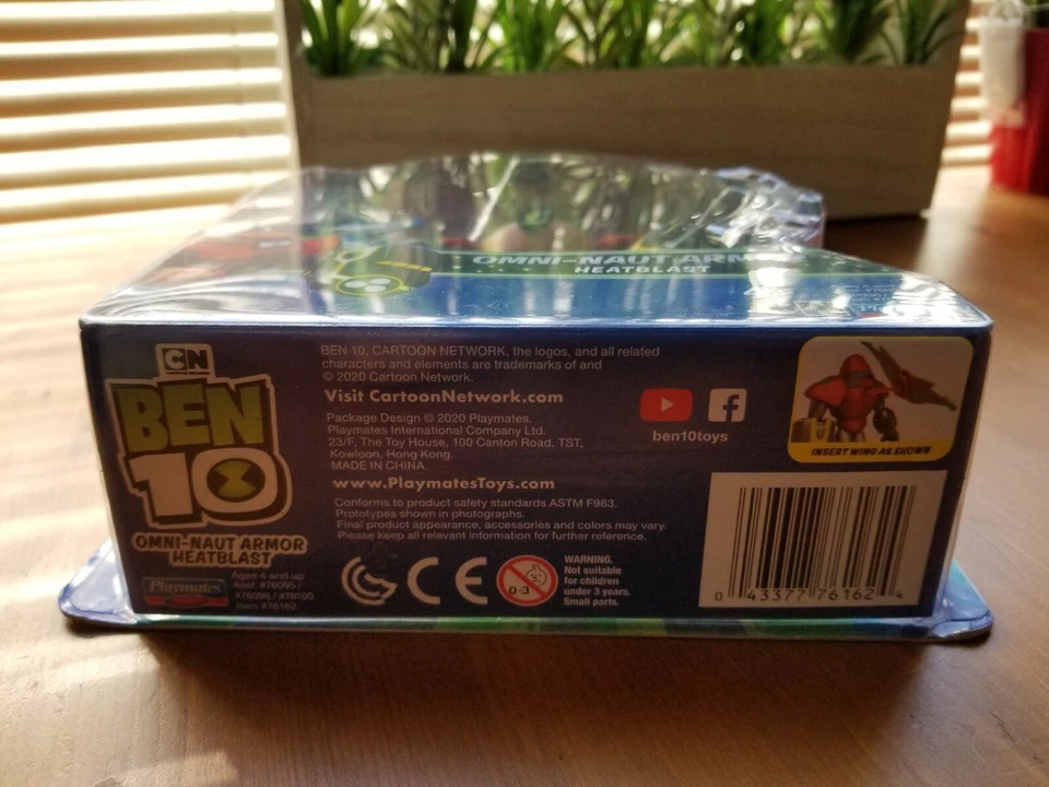 Ben 10 Omni-Naut Armor HEATBLAST Playmates 2020  Foto 4 de 4